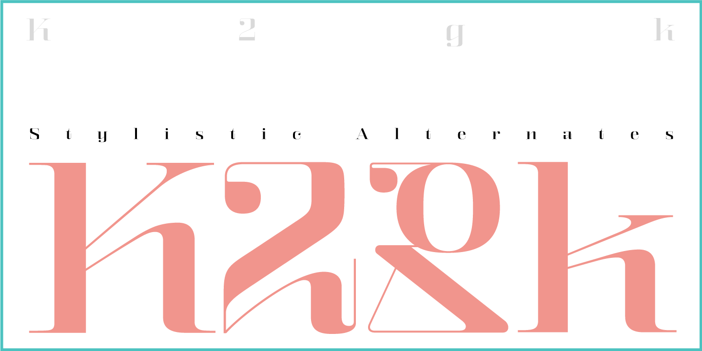 Пример шрифта Kalender Serif #4